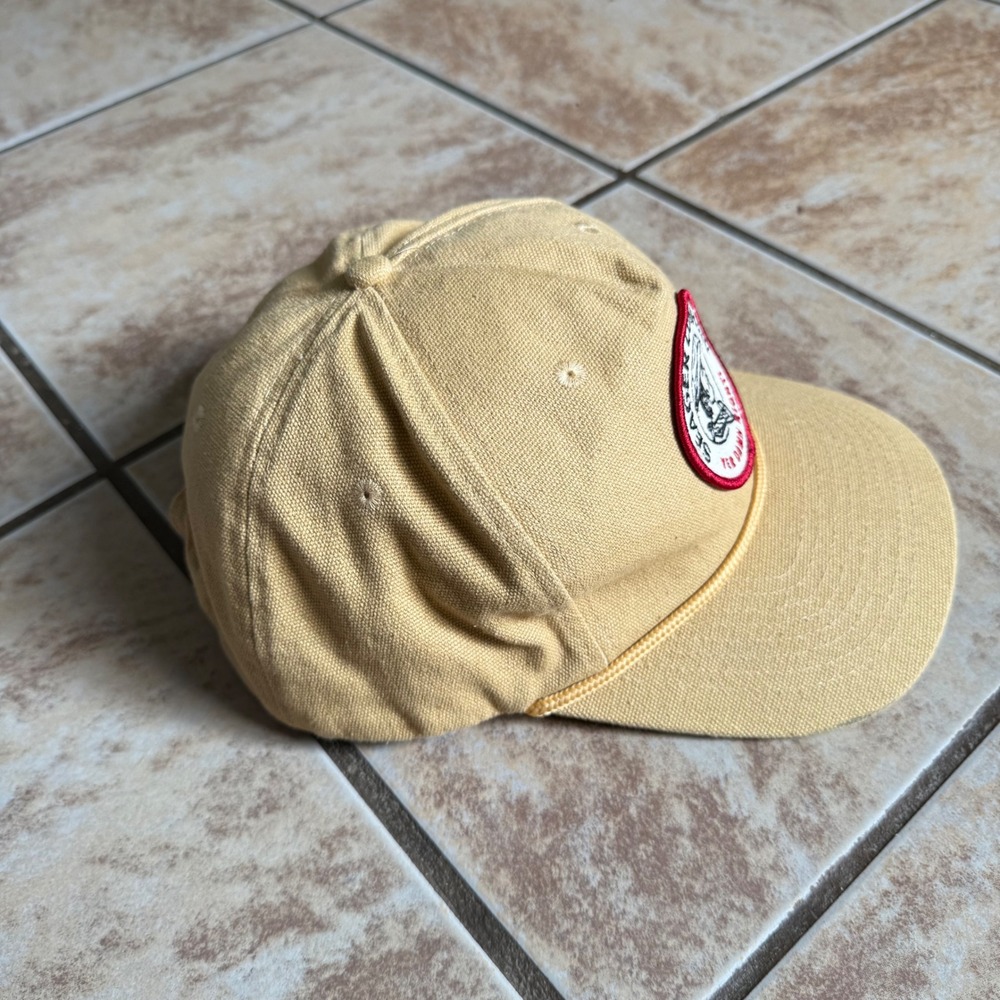 Seger Company Yer Damn Right Adjustable Baseball Hat Snapback One Size Tan - Picture 6 of 9